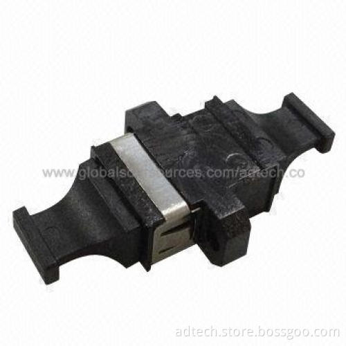 Fiber-optic MPO MTP Adapter with Triangular Cap